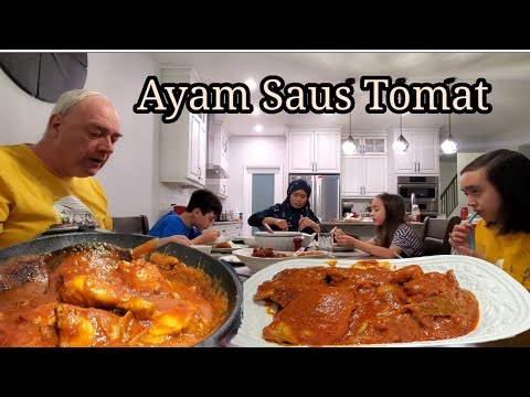 Video: Ayam Dalam Saus Tomat Dalam Bahasa Spanyol