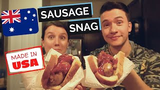 Americans Try the Bunnings Sausage Sizzle | Two Traveling Kings