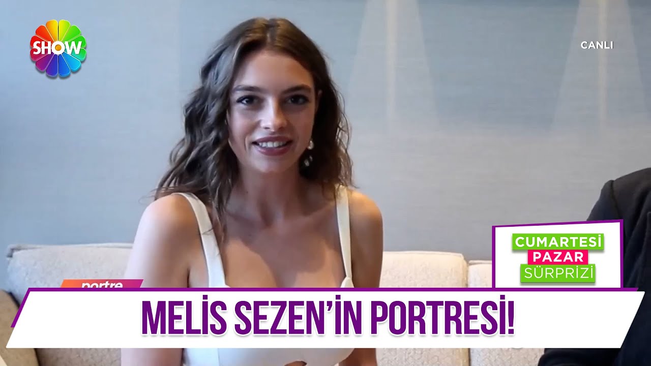 Güzel oyuncu Melis Sezen'in portresi!