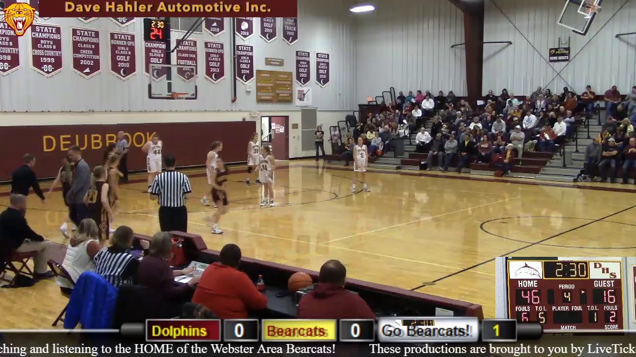 Deubrook Dolphins vs ster Area Bearcats (GBB) YouTube