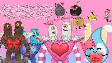 Shiny Teardrops Random Character Voting Again 99