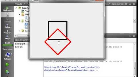 C++ Qt 80   QPainter Transformations