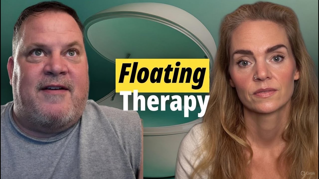 Two people talking about float tanks 