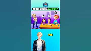 WHICH ONE IS A VAMPIRE? #riddlechallenge #riddleoftheday #enigma #logicpuzzles #riddle #brainteasers