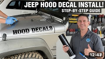 How to Install Jeep Hood Decals Like a Pro