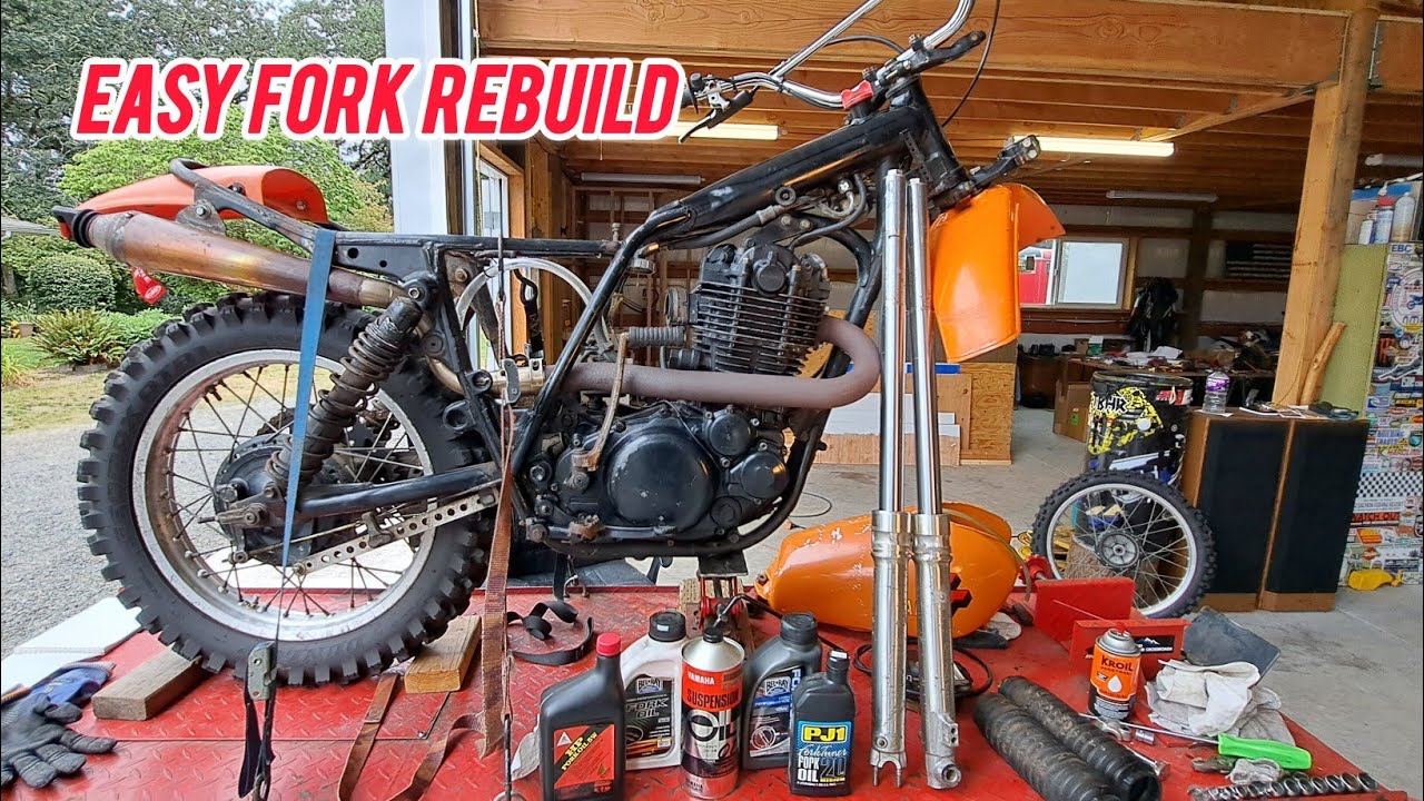 TT500 Barn Find: Vintage Motocross Race Prep / Part 2 - YouTube