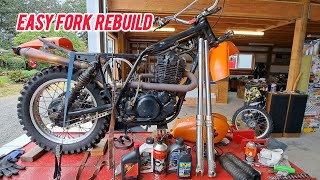 TT500 Barn Find: Vintage Motocross Race Prep / Part 2