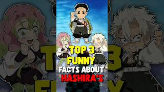 Top 3 Funny Facts About Hashira ! #shorts #demonslayer.