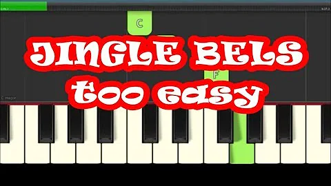 Jingle Bells Slow Easy Piano Notes - Right Hand
