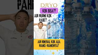 Jadi ini alasan kenapa air mineral itu ada manis-manisnya, sedangkan air murni terasa pahit