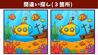 Spot The 3 Differences Illustration Version