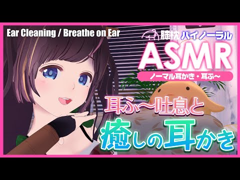 【ASMR】耳ふ～吐息と癒しの耳かき | Ear cleaning, sigh, Trigger for sleep 【バイノーラル / コスプレ】