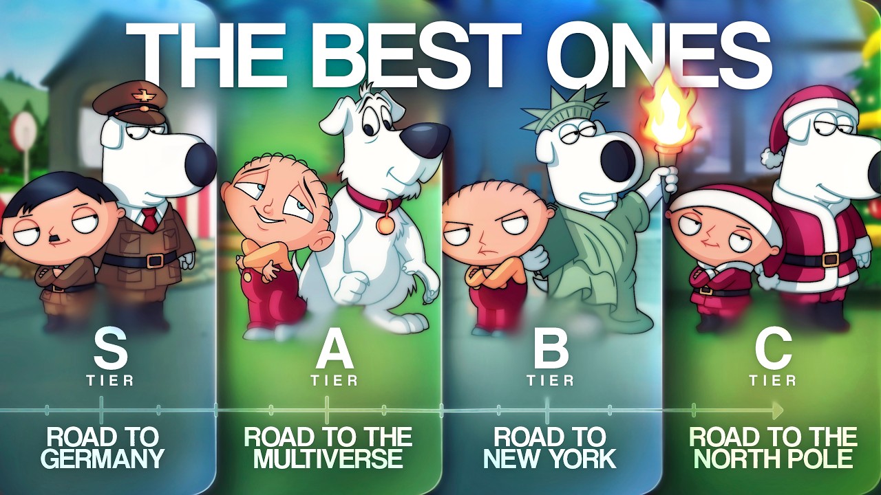 RANKING EVERY Road To.. Episode in Family Guy