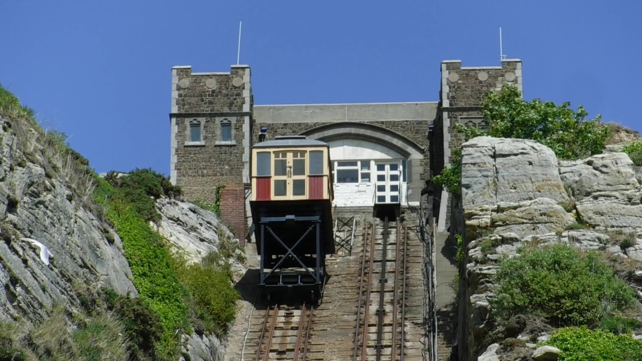 East Hill Cliff Funicular Railway Hastings East Sussex England UK