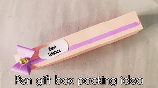 How to make pen gift box packing idea //pen box // gift box