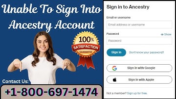 Unable To Sign Into Ancestry Account | Reset Your Ancestry Account Quickly and Easily #ancestry