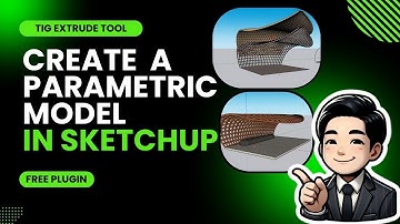 sketchup tutorial / create parametric facade in sketchup / extrusion tool