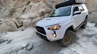 5th Gen 4runner TRD PRO offroading in Sandstone Canyon & Diablo Drop Off, Anza Borrego CA 10.28.19