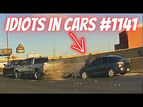 IDIOTS IN CARS #1141 - Bad drivers & Driving fails -learn how to drive