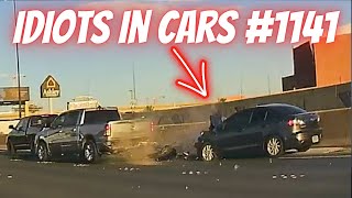 IDIOTS IN CARS #1141 - Bad drivers \& Driving fails -learn how to drive