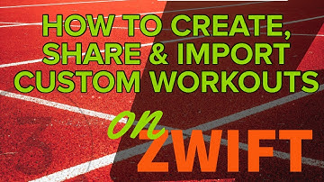 How to easily create, share and import custom workouts in Zwift! Great for team Meet-Up rides!