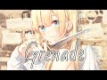 Nightcore - Grenade (Female Version) - [lyrics]