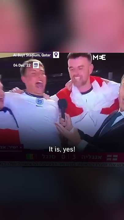 World Cup: English football fan shouts “Free Palestine” on Israeli live broadcast