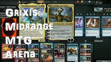 Grixis midrange in M19 pre-rotation standard.  MTG Arena. #MTGArena