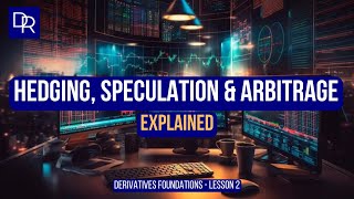 Hedging, Speculation and Arbitrage Explained (Derivatives Foundations - Lesson 2)