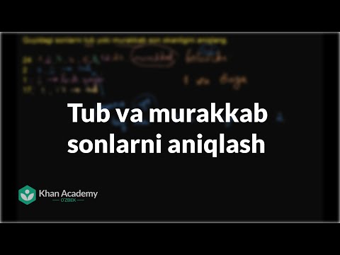 Video: Murakkab Sonlarni Qanday Echish Mumkin