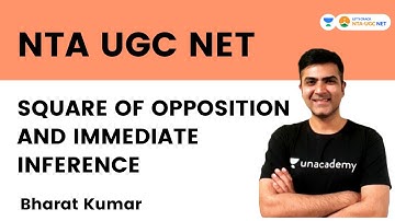 Square of Opposition and Immediate Inference | NTA UGC NET | Bharat Kumar | Let