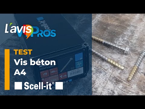 Scell-It A4-BT Concrete Screw Review | L'AvisPros