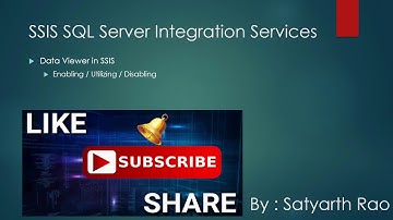 SSIS Data Viewer (Enable / Utilize / Disable Data Viewer) | SQL Server Integration Services