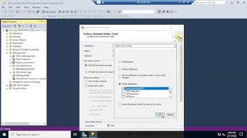 Plan de Mantenimiento SQL Server - Organizacion y reconstruccion de Indices