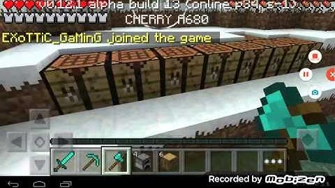 Minecraft pe Factions ep1 building base and a gift