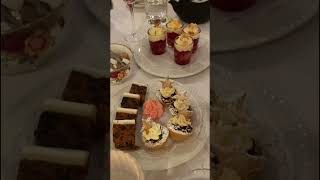 The best Afternoon Tea FESTIVE edition!🎄🧁✨ #afternoontea #festive #foodvlog #youtubeshorts #shorts
