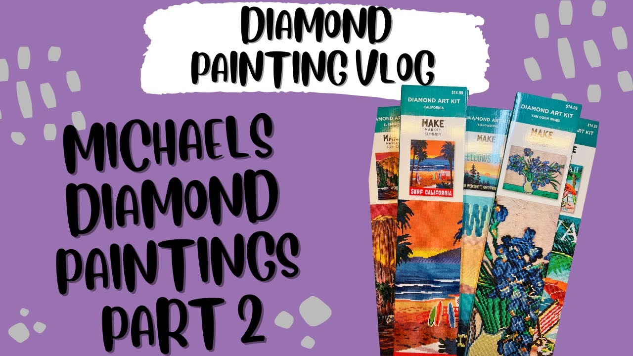 MICHAEL'S Has Affordable Diamond Paintings??? MAKE MARKET Unboxing 