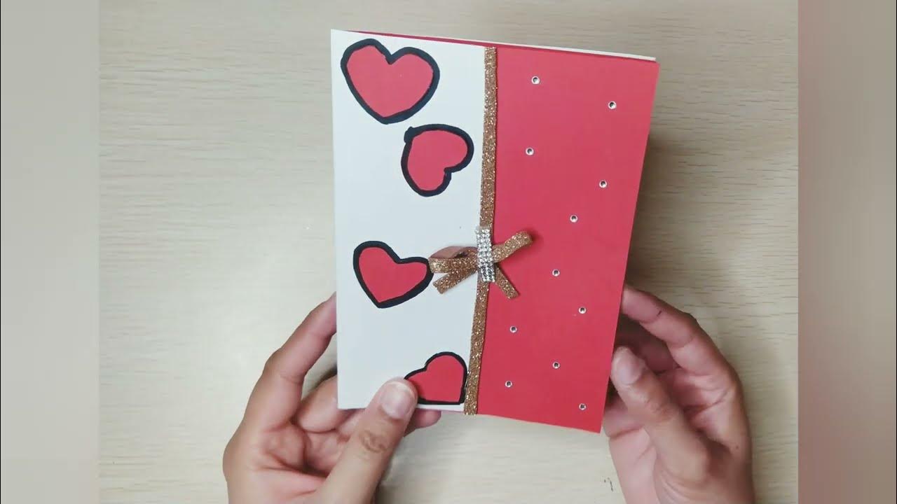 How to make a paper card, DIY paper craft YouTube