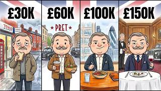 What Life Looks Like at Every Salary Level in the UK (£30K, £60K, £100K, £150K)