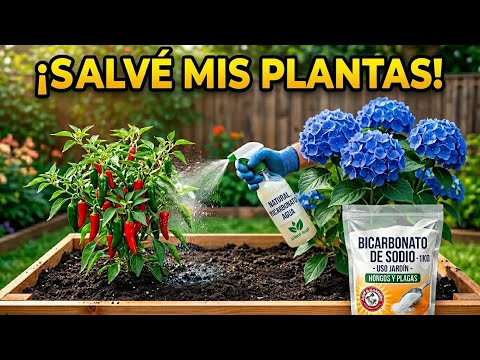 🌱 El bicarbonato salvó mi huerto de plagas y hongos