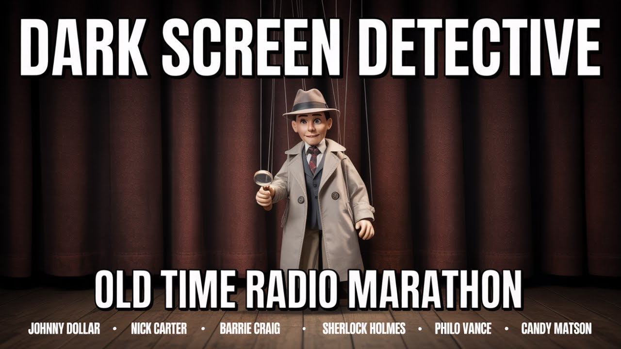 Dark Screen Detective — Johnny Dollar Nick Carter and Classic Mysteries | Old Time Radio Marathon