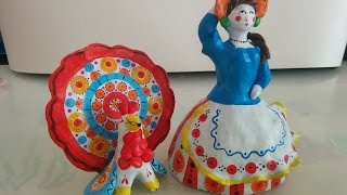 видео Дымковская игрушка: картинки, раскраска и фото для детей