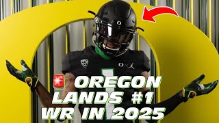 🚨 Oregon Football lands #1 WR in 2025 class Dakorien Moore over Texas‼️