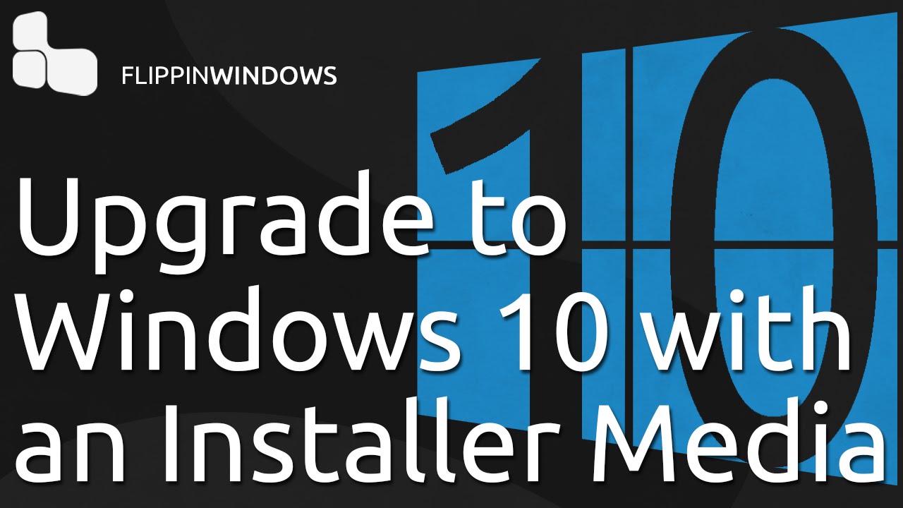 Upgrade to Windows 10 with a Disc or USB