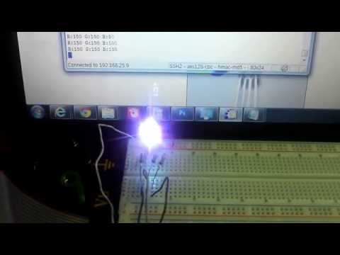 Raspberry Pi PWM RGB LED