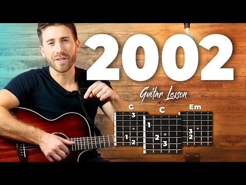 2002 Guitar Tutorial / Easy Chords Guitar Lesson (Anne Marie)