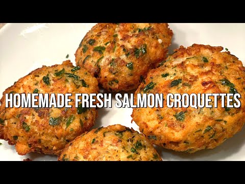 NOT YOUR AVERAGE Salmon Croquettes! Fresh salmon, fresh ingredients!