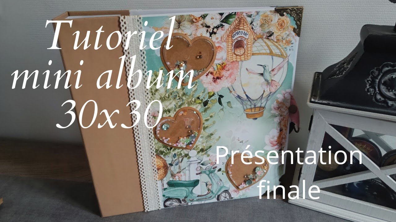 PRESENTATION SCRAP ALBUM 30X30 #scrapbooking #minialbum 