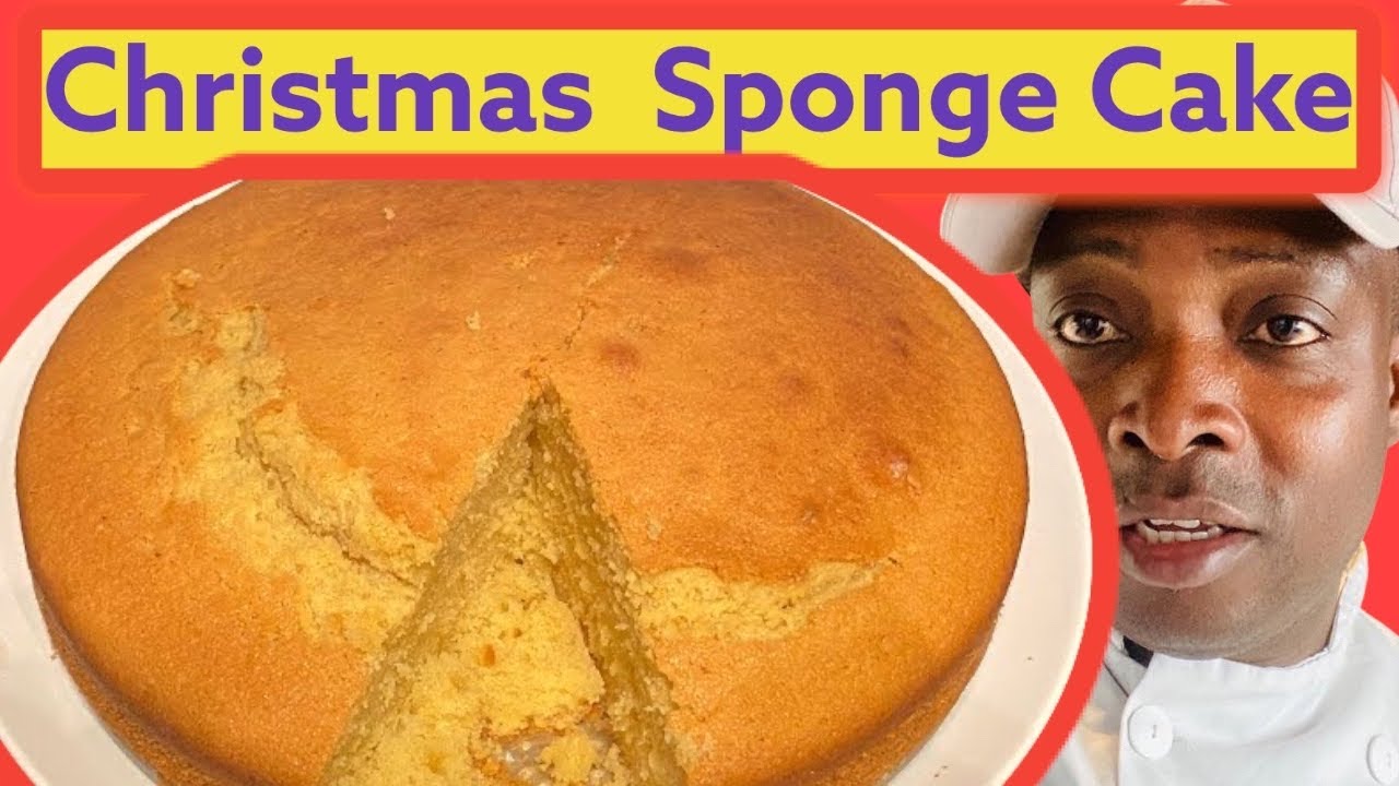 Christmas Vanilla Sponge Cake by Chef Ricardo Cooking #shorts