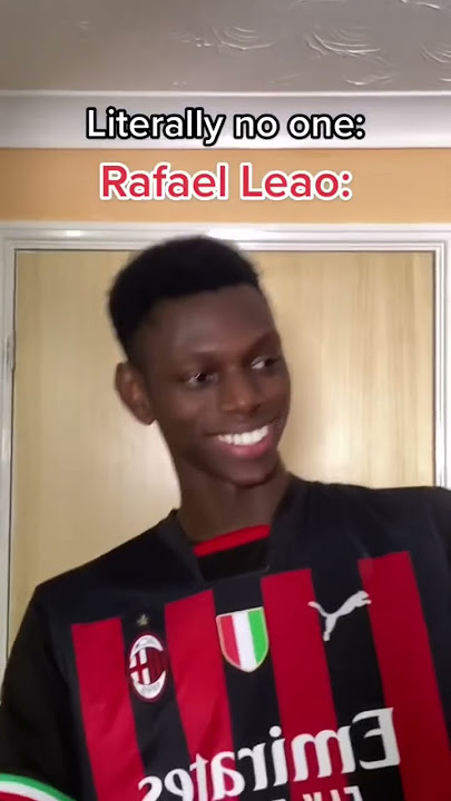Rafael Leao be like… 🤣🤣 #football #acmilan #comedy #leão